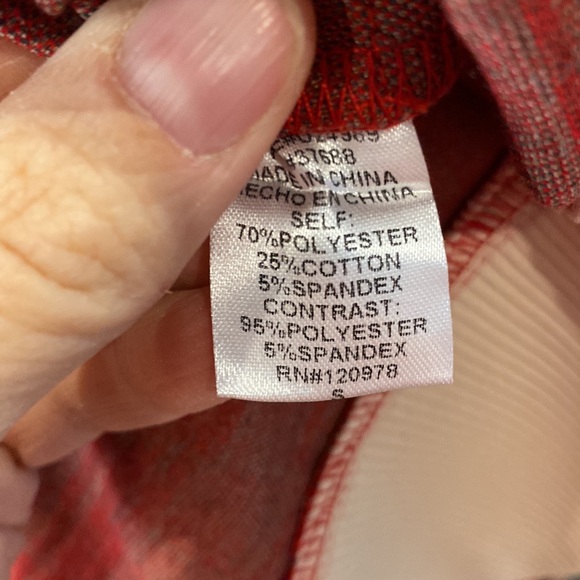 NWOT Entro plaid dress size small - Picture 8 of 8